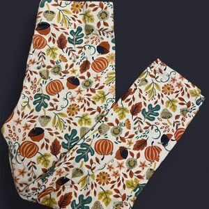 Fall Patterned Kids Leggings